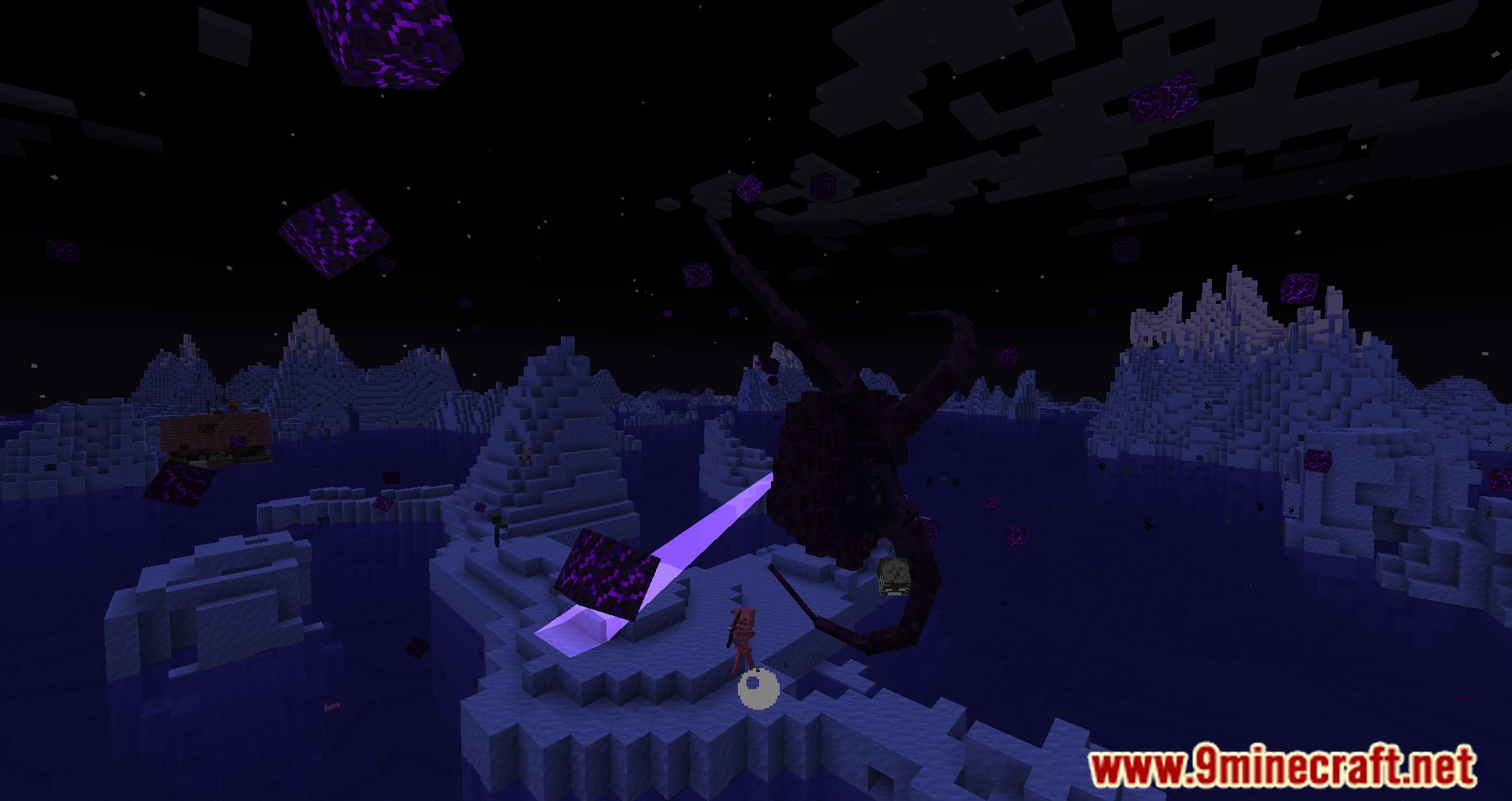 description_10 Cracker's Wither Storm Mod (1.20.1) - Eldrite Horror Boss
