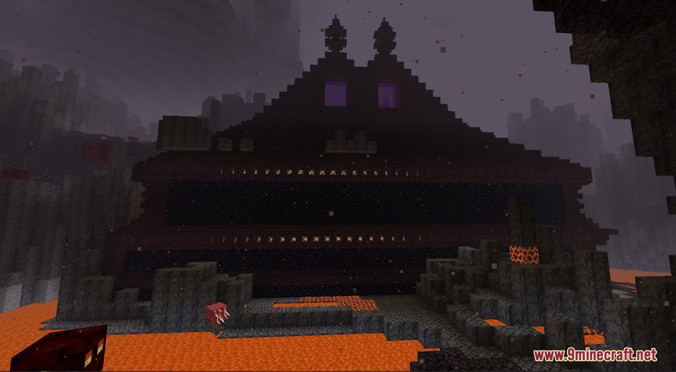 description_0 Impresionante Dungeon Nether Mod - Más estructuras