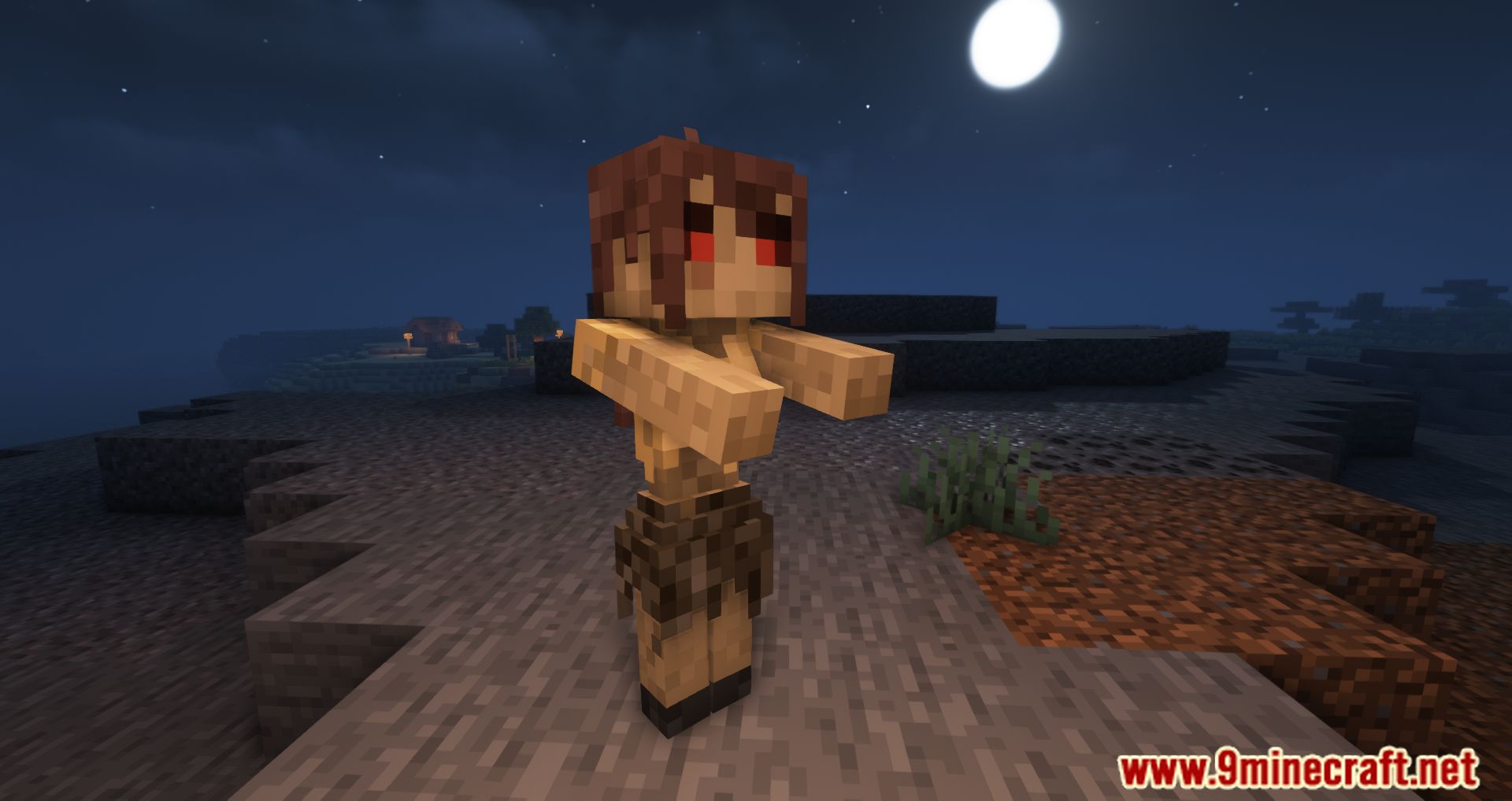 description_1 Hostile Mobs and Girls Mod (1.20.1) - Beware, monster girls!