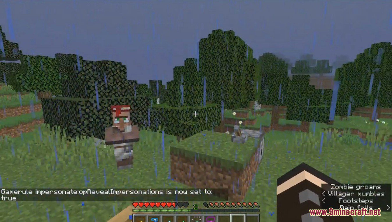 description_3 Impersonate Mod (1.20.1) - выдать себя за другого игрока