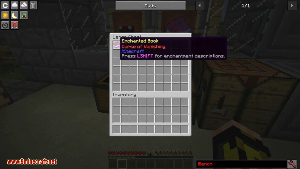 description_2 Enchantment Descriptions Mod (1.20.4) - displays a short description.