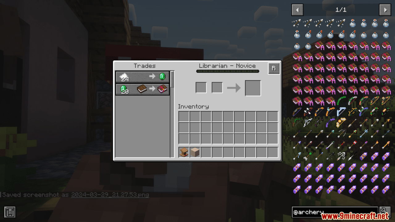 image 5 for Trade Update Mode (1.20.1) - Update button in the Trade menu