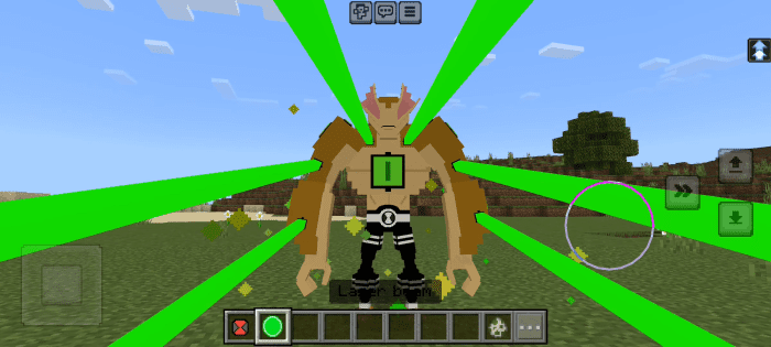 image 11 for Дополнение Ben 10 Infinite Crisis (1.20) - MCPE/Bedrock Mod