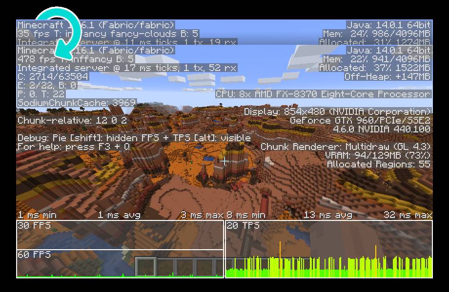 description_0 Mod Sodium (1.20.4) - increases your FPS