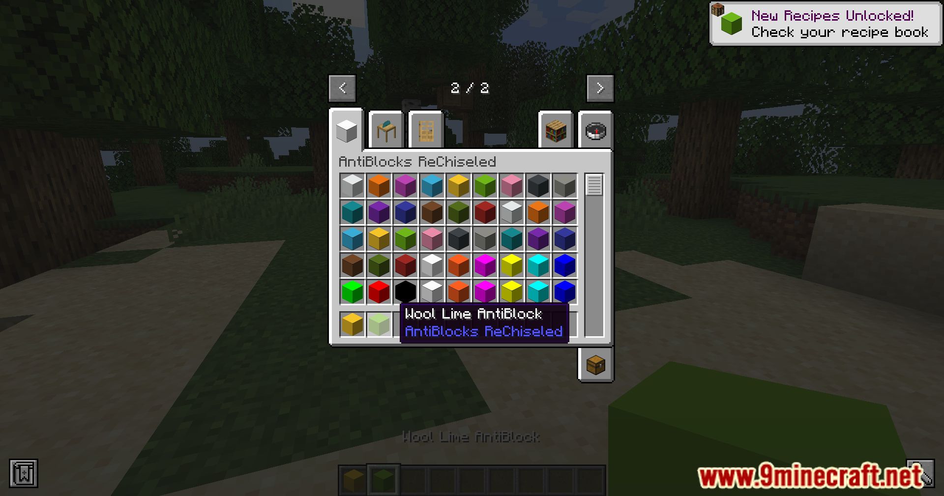 image 7 for AntiBlocks ReChiseled Mod (1.20.5) - Красочный подход к AntiBlocks
