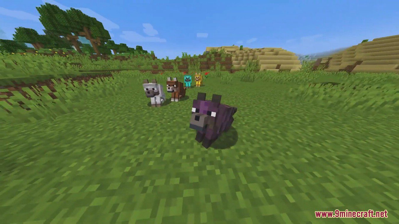 description_5 RevampedWolf Mod (1.20.4) - Reworked gang of wolves