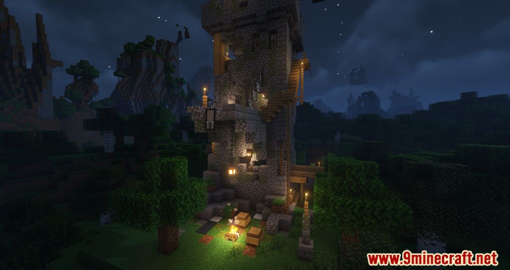 description_19 Towns and Towers MOD - making the world more alive