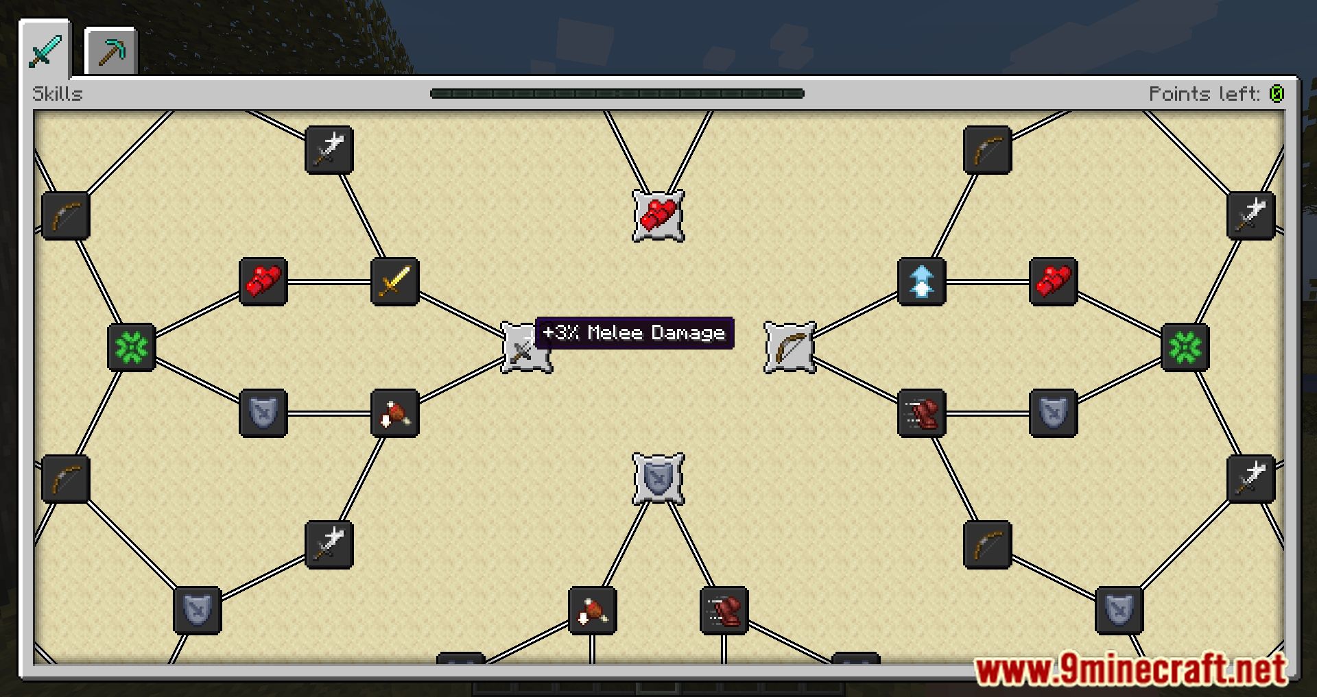 image 4 for Pufferfish's Skills Mod (1.20.4) - rating and experience