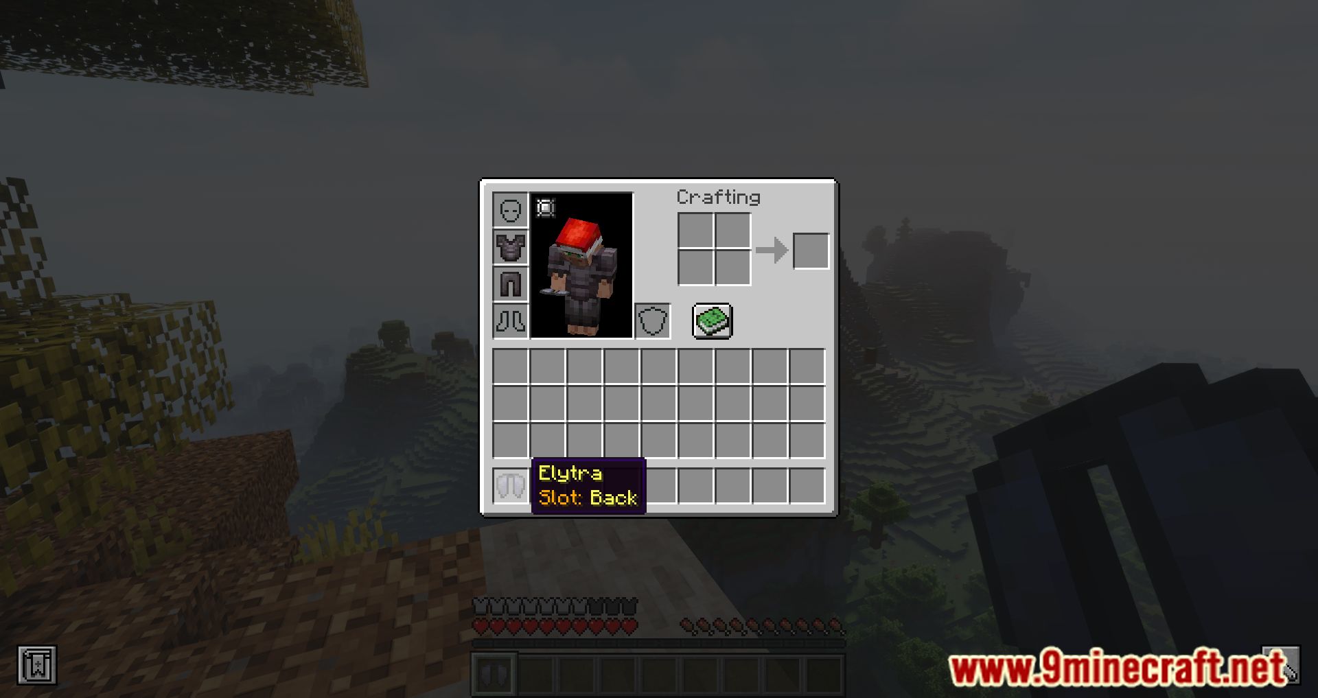 description_0 Elitra slot mod - wearing both elytra and armor
