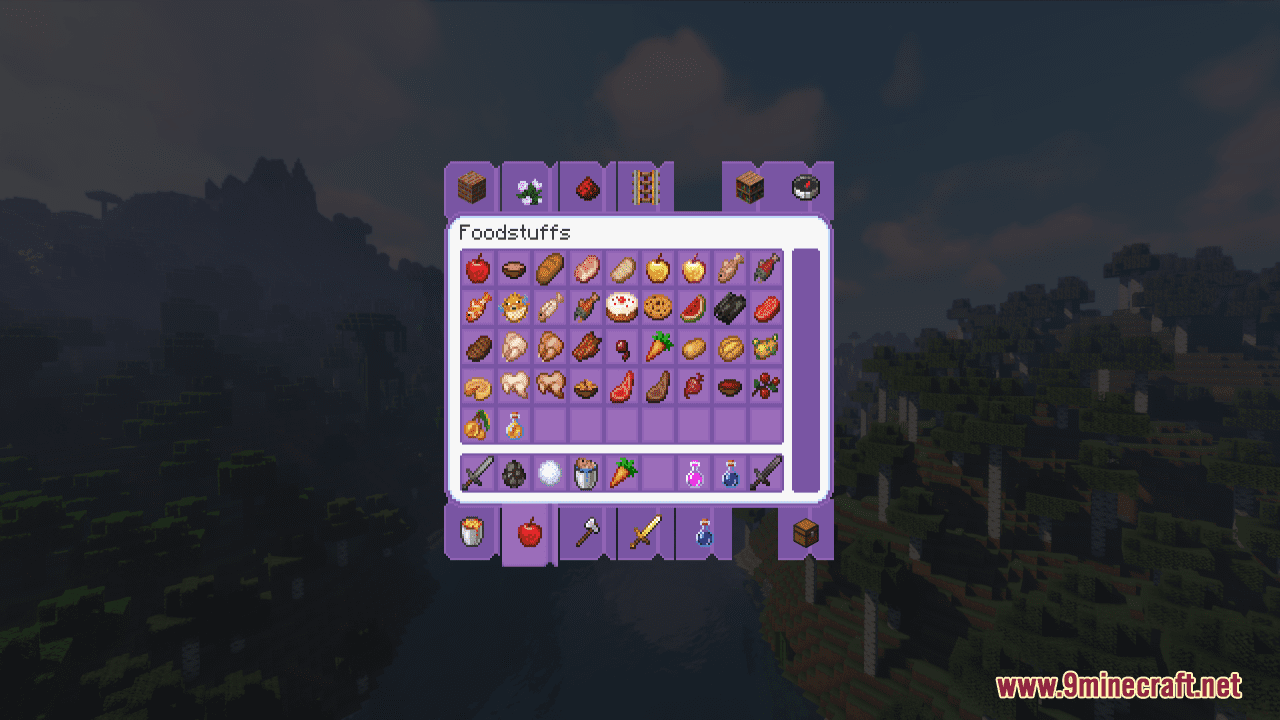 description_8 Purple GUI Resource Packs (1.20.2, 1.20.1, 1.20) - Texture Packs