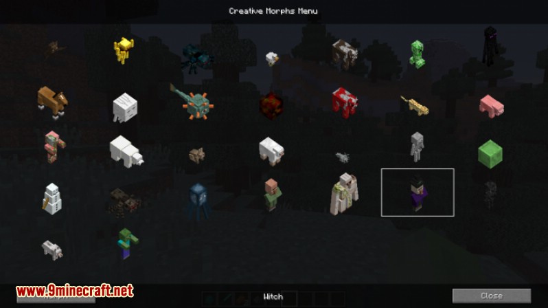 description_1 Мод MetaMorph (1.12.2) - превращает в ванильного моба.