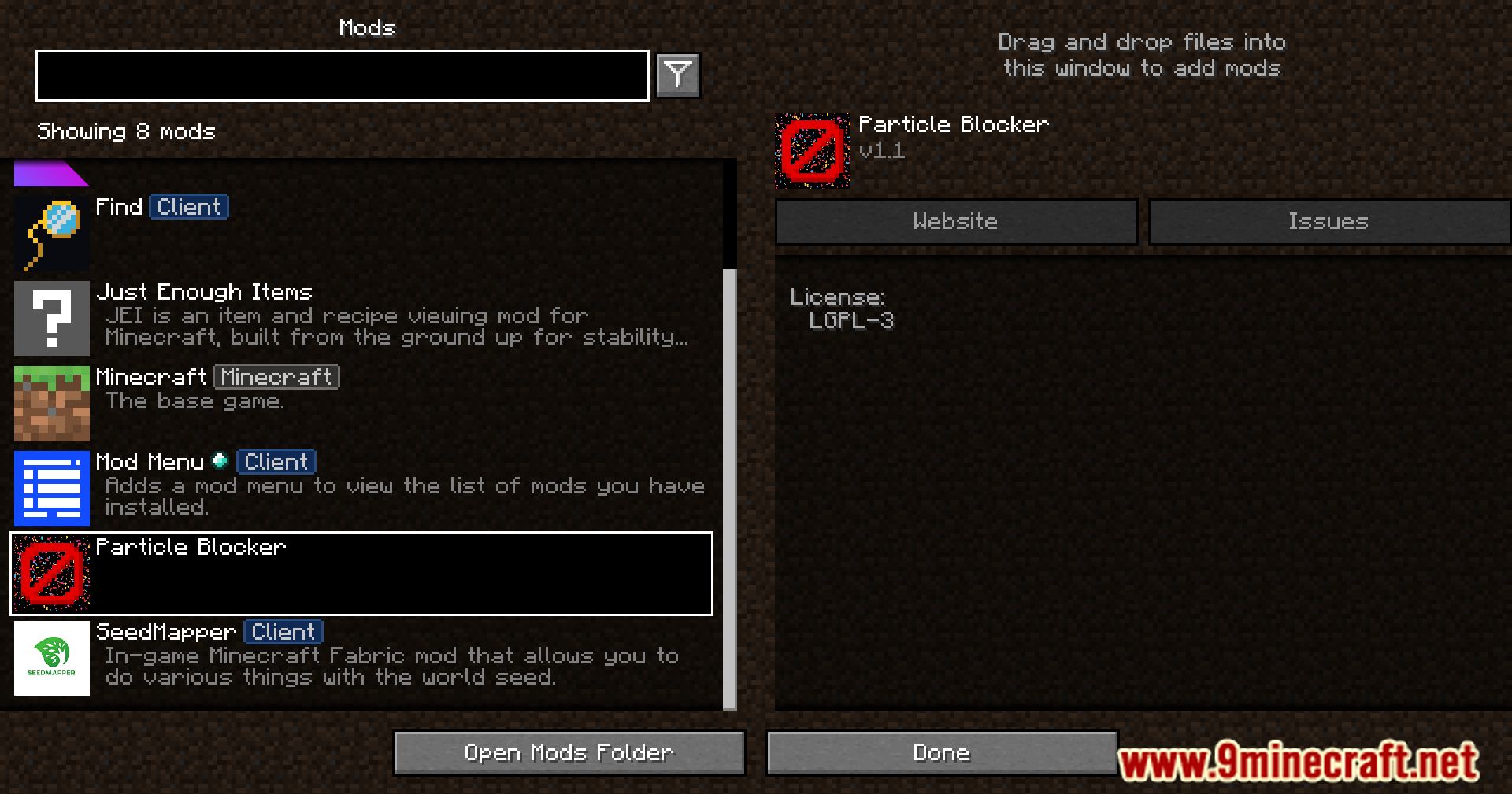 image 1 for Particle Lock Mode (1.20.4) - cleaner and smoother