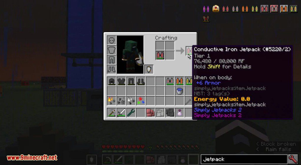 description_4 Simply Jetpacks 2 Mod (1.19.1) - volar y volar