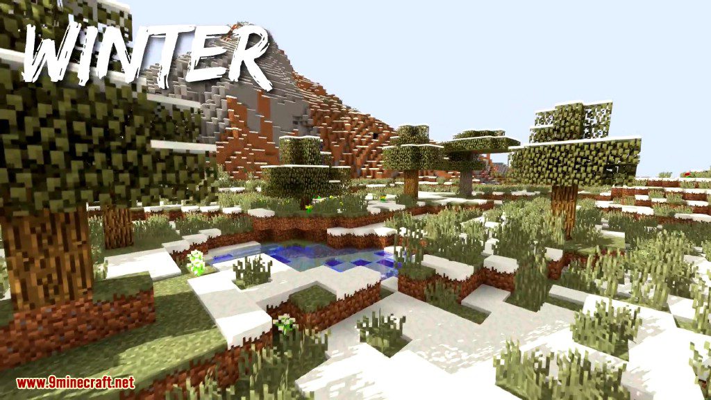 description_10 Serene Seasons Mod (1.20.4) - Cuatro temporadas realistas en Minecraft