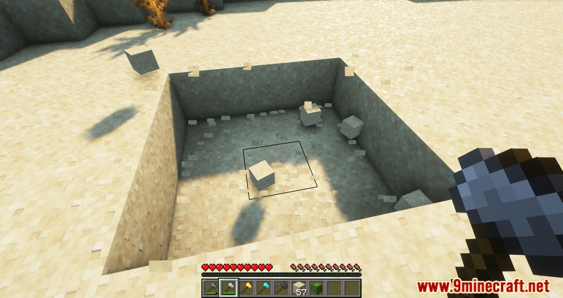 description_5 Just Hammers Mod (1.20.4) Fabric Version - dig up a whole mountain if you want!