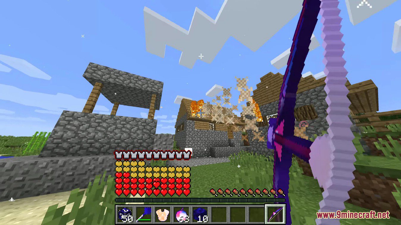 description_10 Life Lucky Block Mod (1.8.9) - Супер VIP выпадение предметов