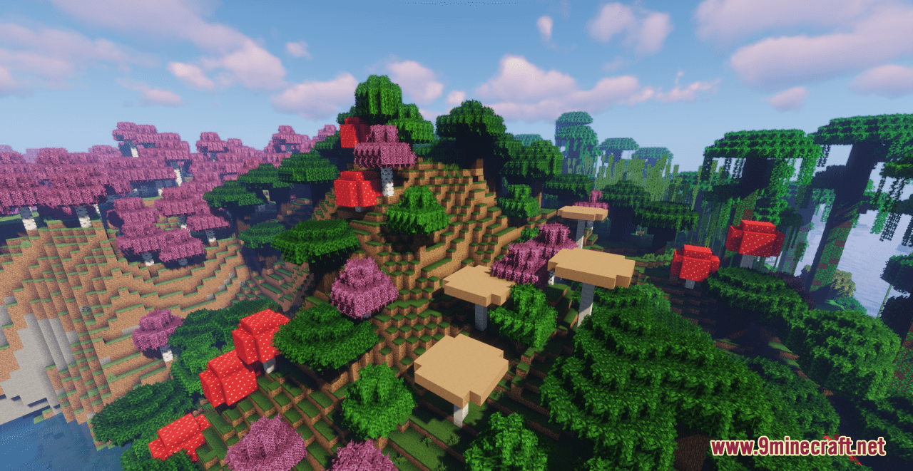 description_5 FAT Leaves Resource Pack (1.19.3, 1.19.2) - texture pack
