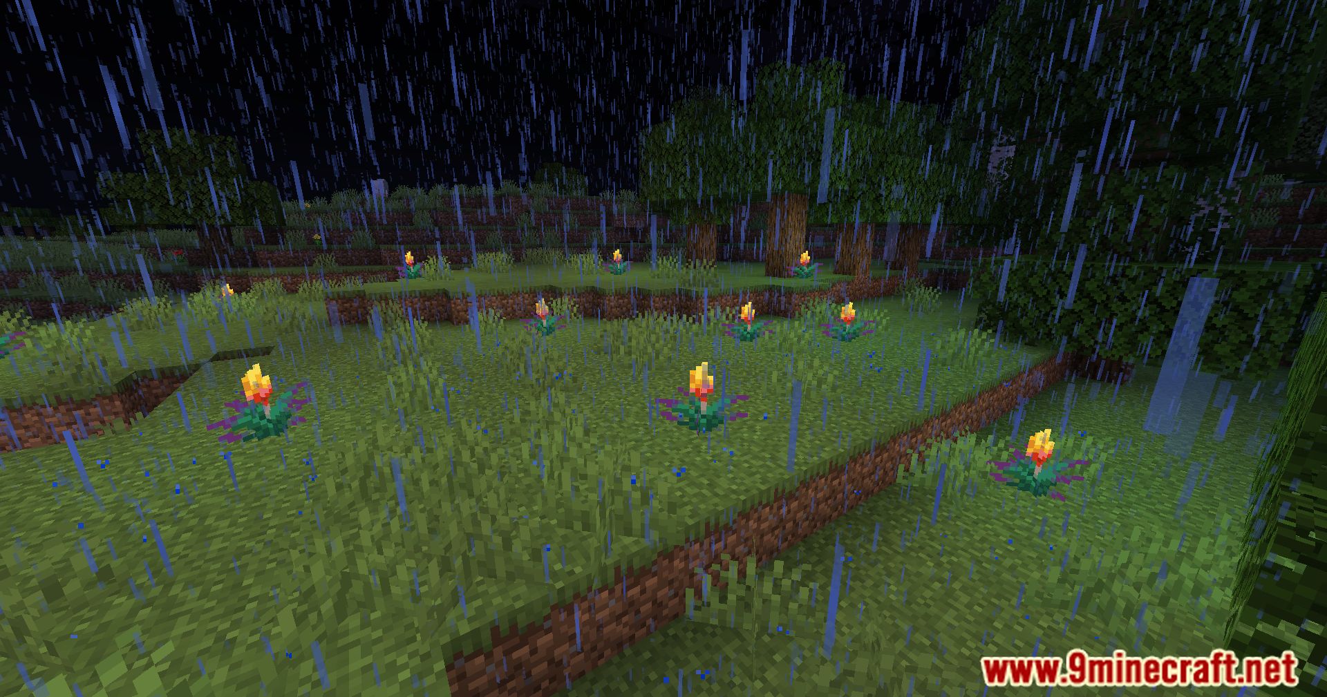 description_6 Antorcha brillante Flor Mod - iluminación de flores