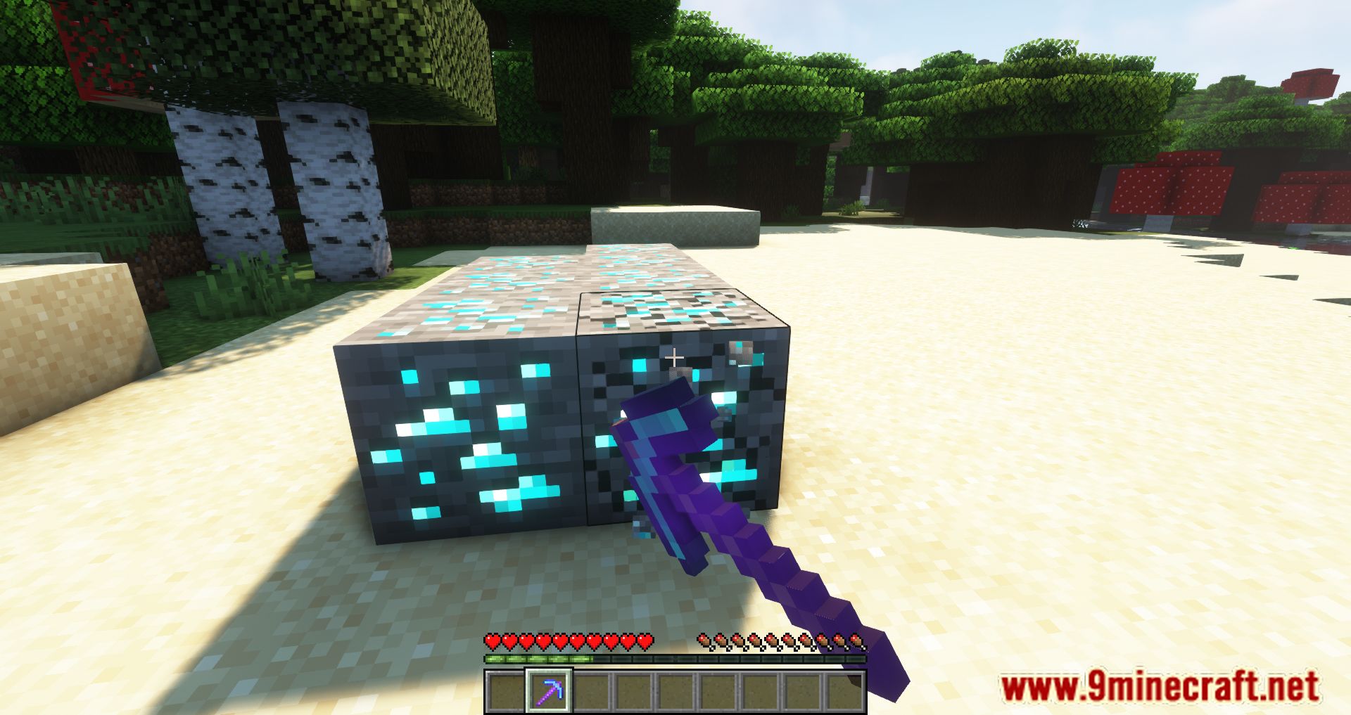 image 2 for  Vein Mining Mod (1.20.4) - привносит в игру новые заклинания