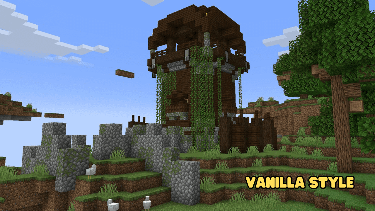 description_0 Pillager Outpost Overhaul Mod - four new types of towers