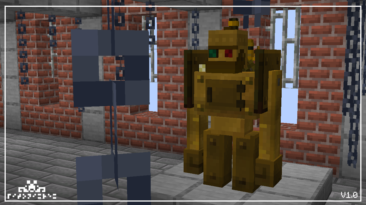 description_1 Golem de vapor para Minecraft
