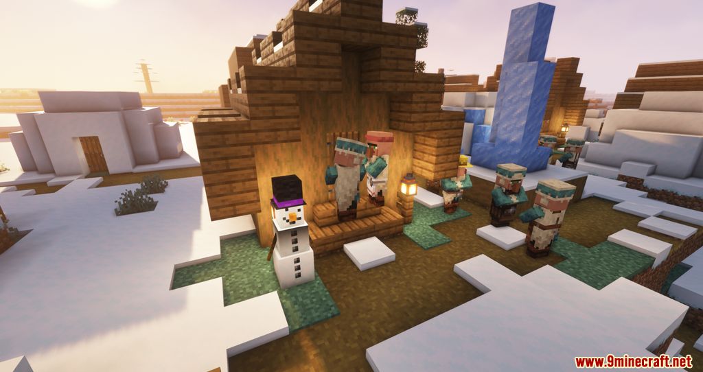description_4 Frosted Friend Mod - постройте снеговика