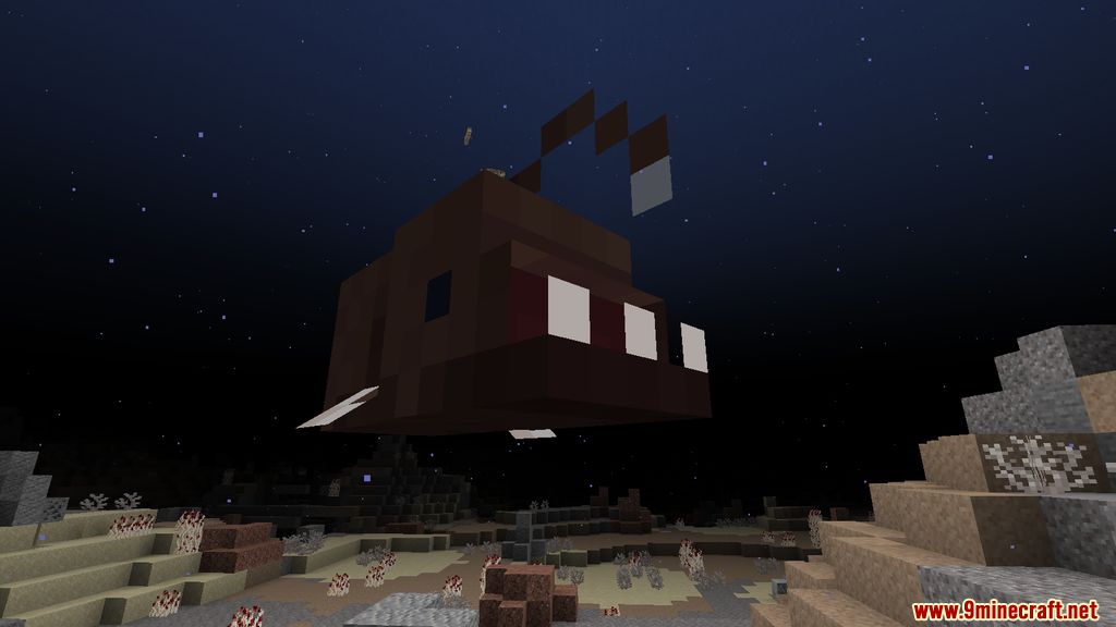 description_1 Мод Odd Water Mobs Mod (1.16.5) - Океанский монстр