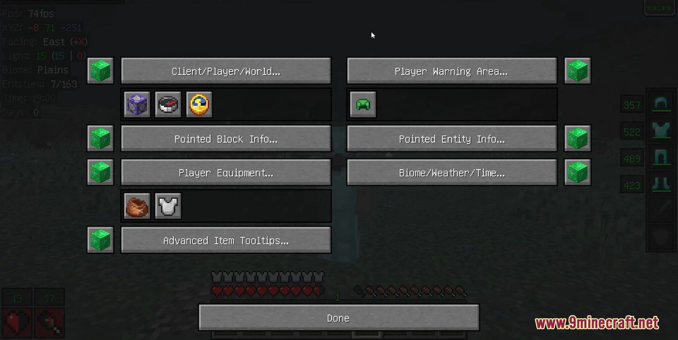 imagem 6 para Mod EssentialGUI (1.20.6) - estatísticas de um jogador específico