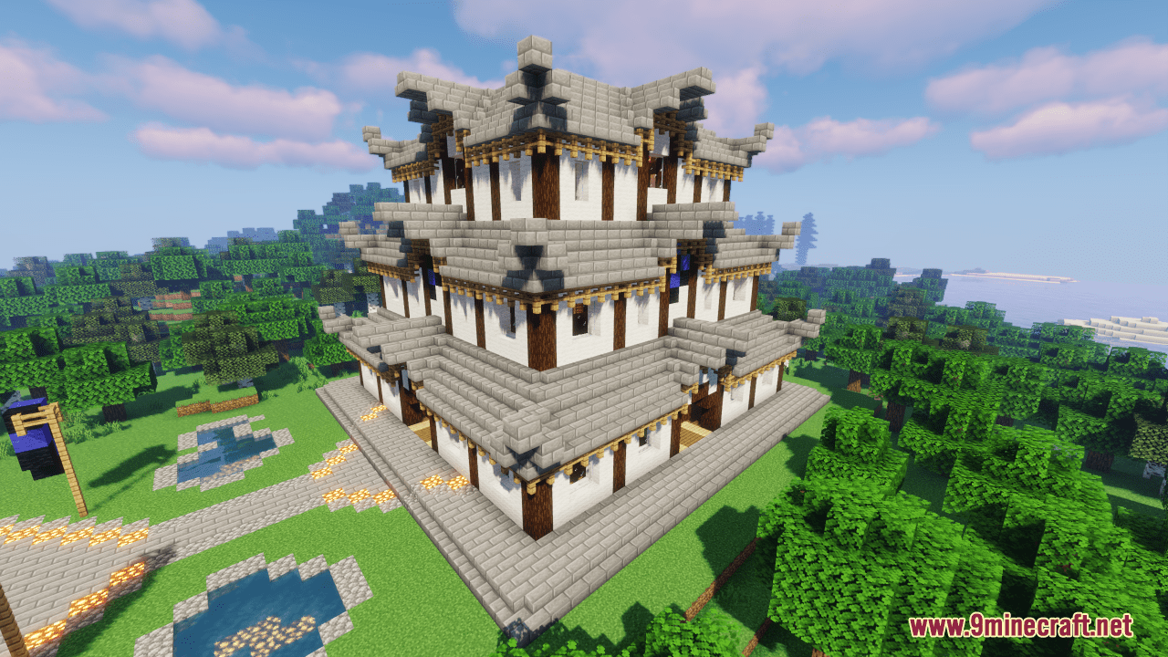 description_3 Mapa del Templo Japonés (1.20.4, 1.19.4) - Creando Serenidad