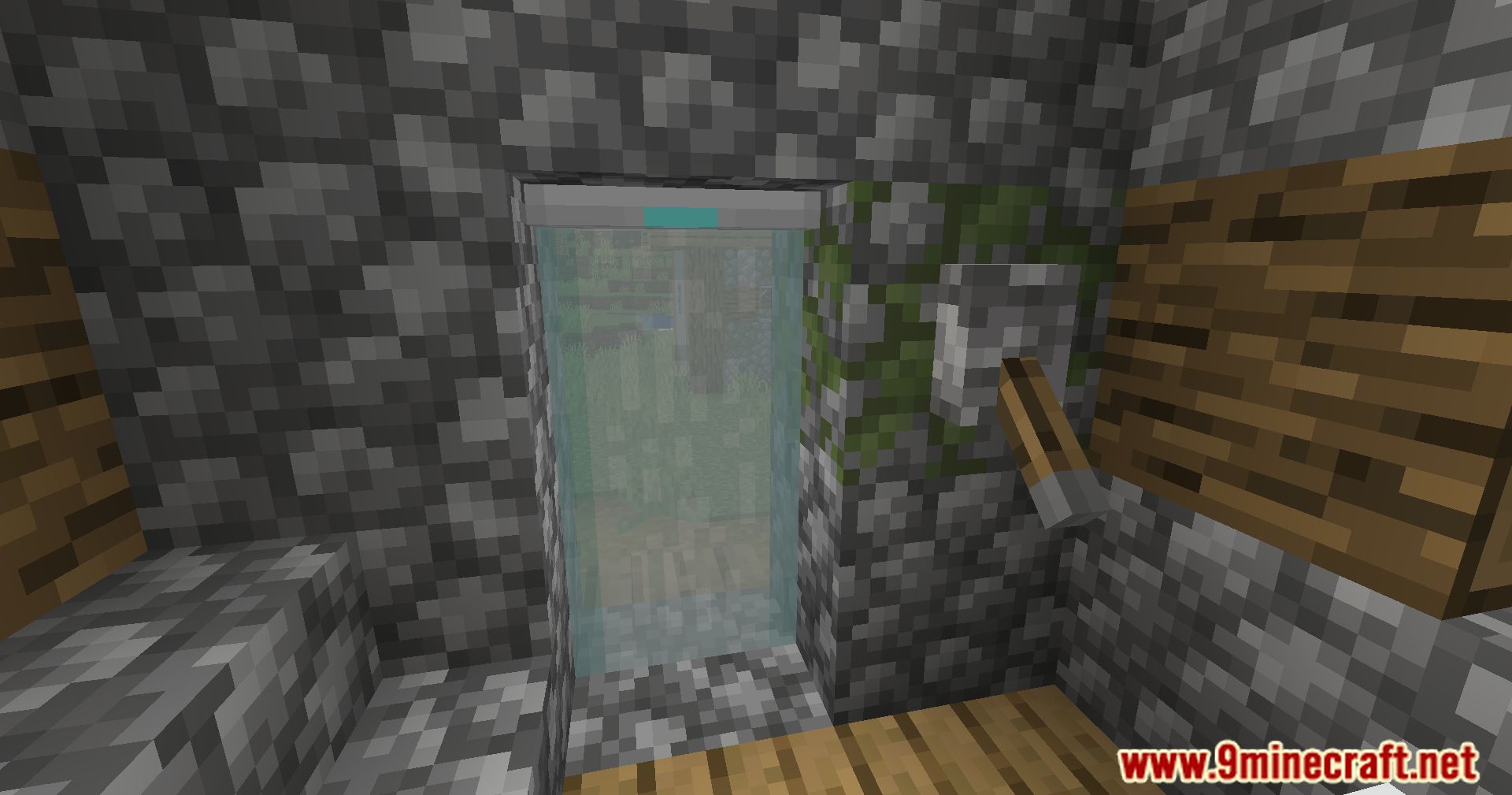 description_10 Puentes y Puertas Láser Mod (1.20.4) - una combinación futurista de funcionalidad y estilo!