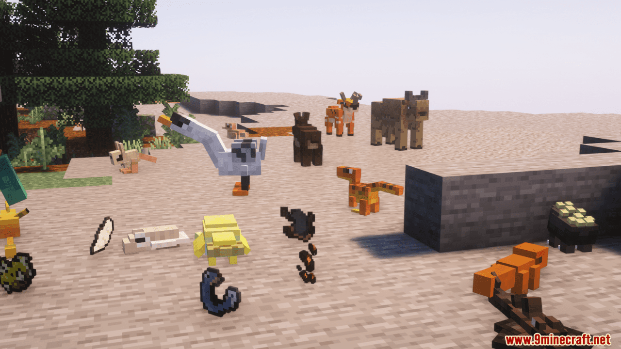 image 16 for Aardvark's Weird Zoology Mod (1.20.1) - 60+ unique creatures