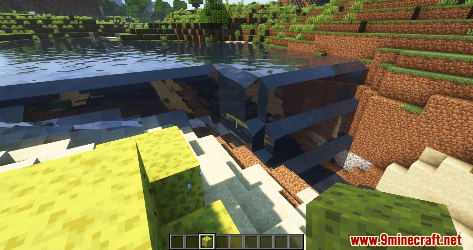 image 10 for Larger Sponge Absorption Radius Mod (1.20.6) - Увеличение радиуса поглощения.