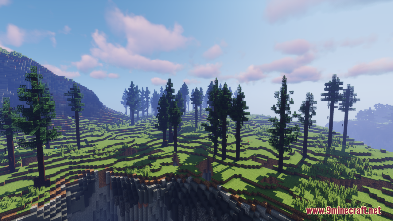 description_3 Floating Flying Islands Map (1.20.4, 1.19.4) - Worldpainter Custom map for Minecraft