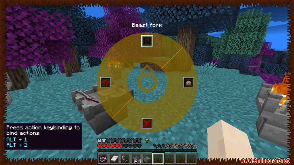 description_12 Hombres Lobo Mod 1.20.1 - Convirtiéndose en la Bestia