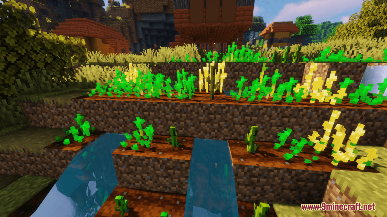 description_5 Barebones 3D Crops Resource Pack (1.20.4, 1.19.4) - Пакет текстур