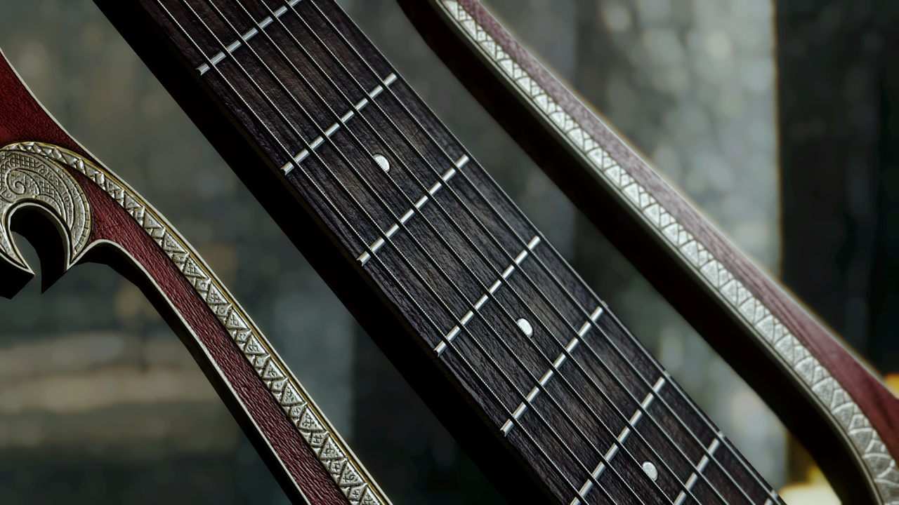 description_6 2k-4k musical instruments / JS Instruments of Skyrim SE