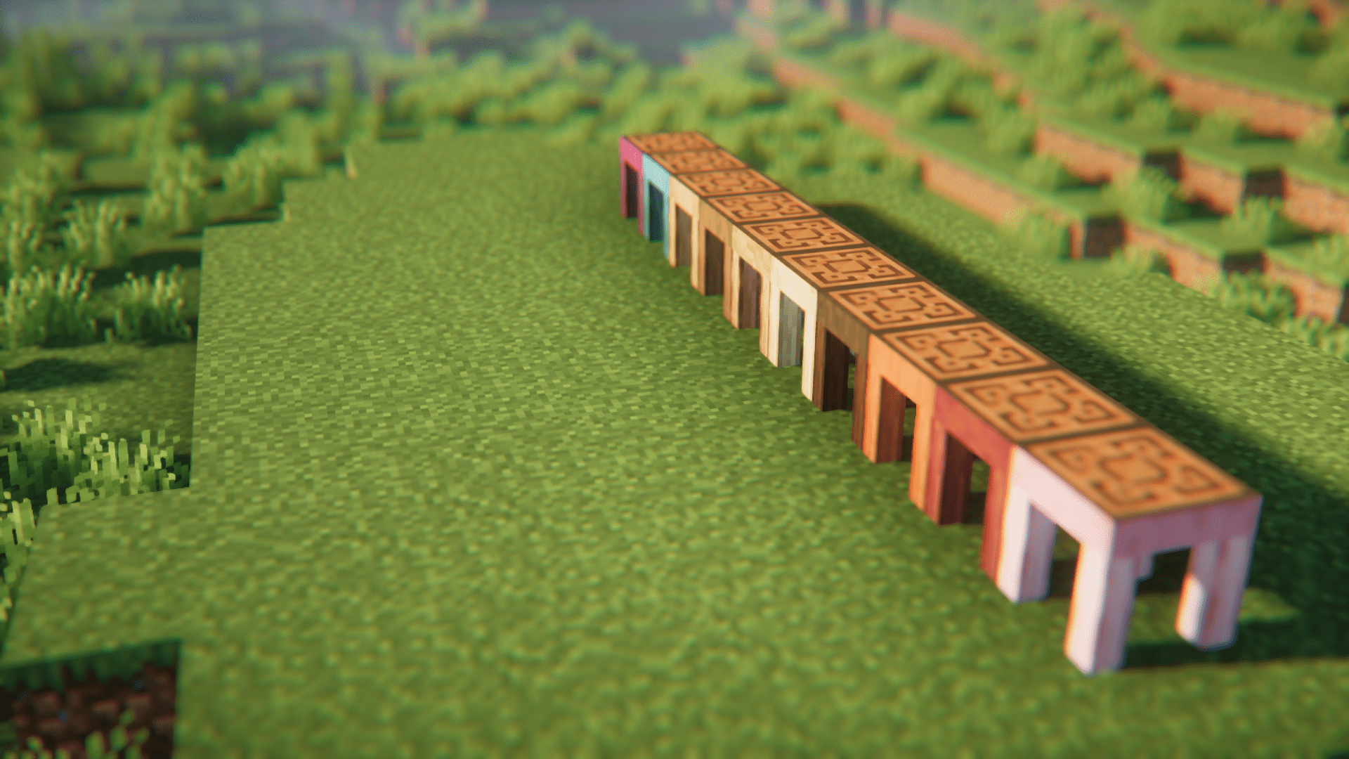 imagem 1 para Tabela Tetra parece limpo Maud (1.20.1) -Tetra workbench com substituição de madeira.