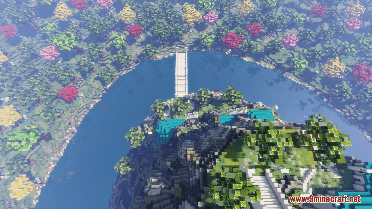 description_8 Map Winter Castle (1.20.4, 1.19.4) - DIY Frozen Kingdom