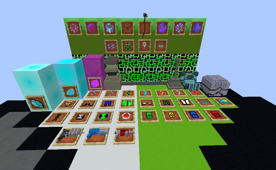 description_4 Classic Ben 10 Mod 1.16.5 - Вы можете превратиться в инопланетянина.