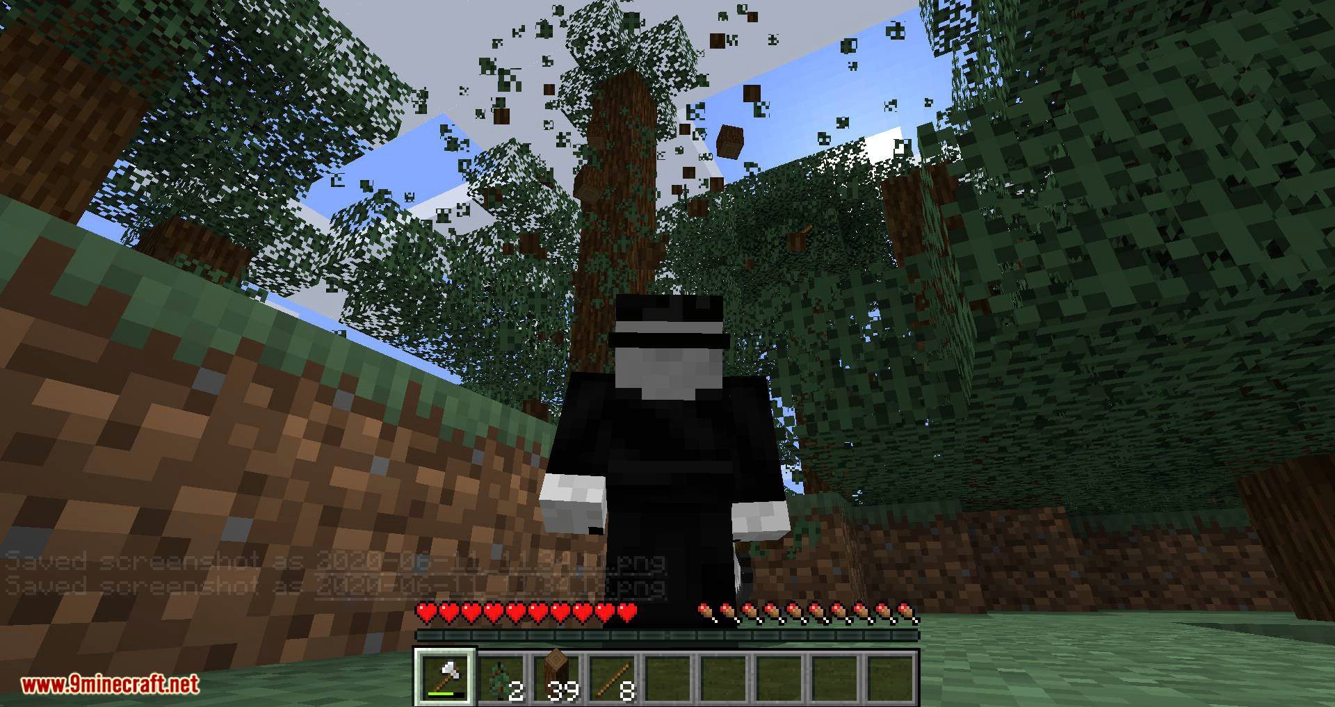 description_3 Tree Harvester Mod - автоматический измельчитель деревьев
