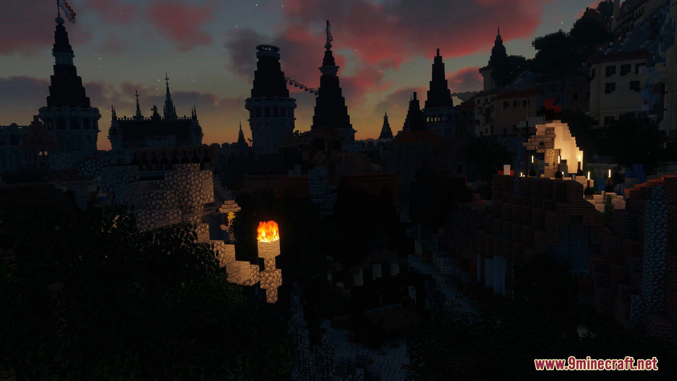 description_13 Vibrance Shaders 1.20.4 - shader pack for the Lord of the Rings mod