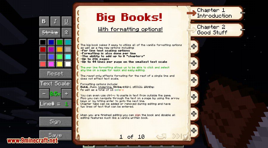 description_12 Мод BiblioCraft (1.12.2) - Подставка для доспехов, книжная полка.