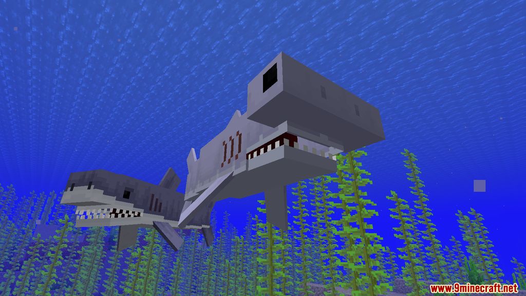 description_1 Shark Mod 1.19.2 - Terrible sea predator