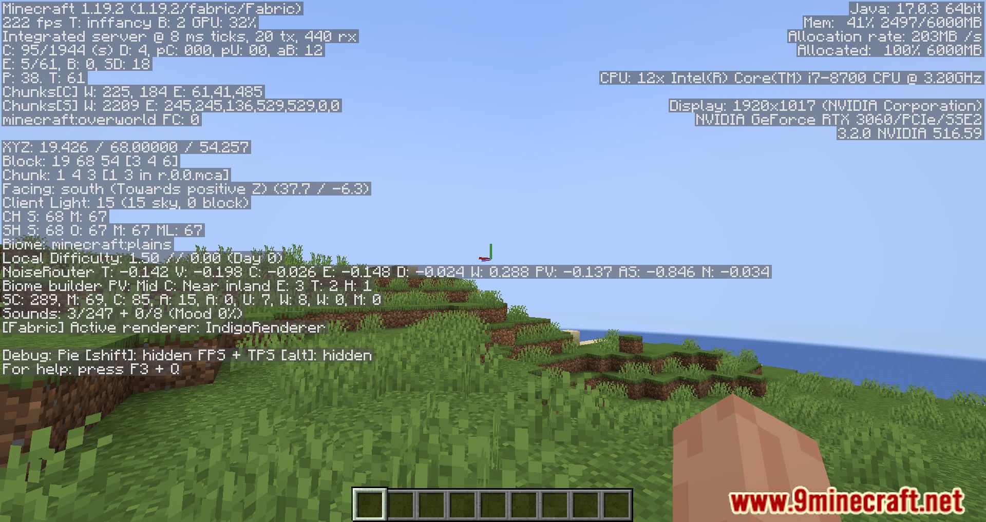 description_3 Methane Mod (1.20.4, 1.20.3) - unprecedented performance and visual design