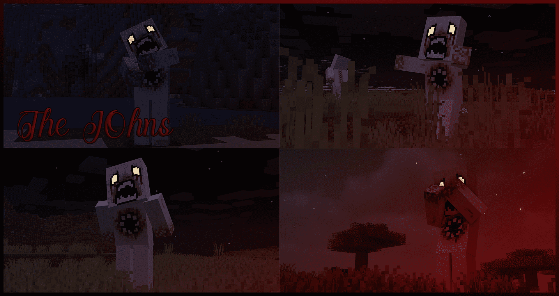 description_13 The John Reborn Mod (1.19.4) - a very scary mob