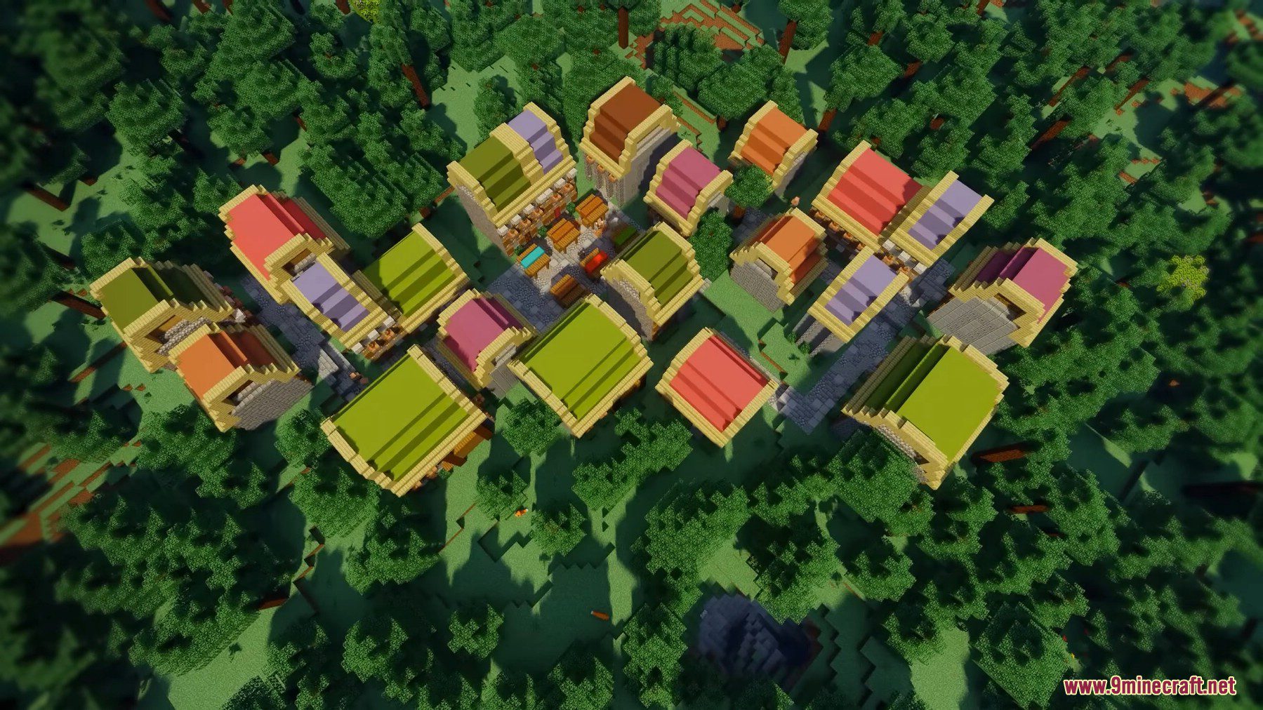 description_1 World Of Mini Mod (1.20.4) - миниатюрные города, деревни и здания