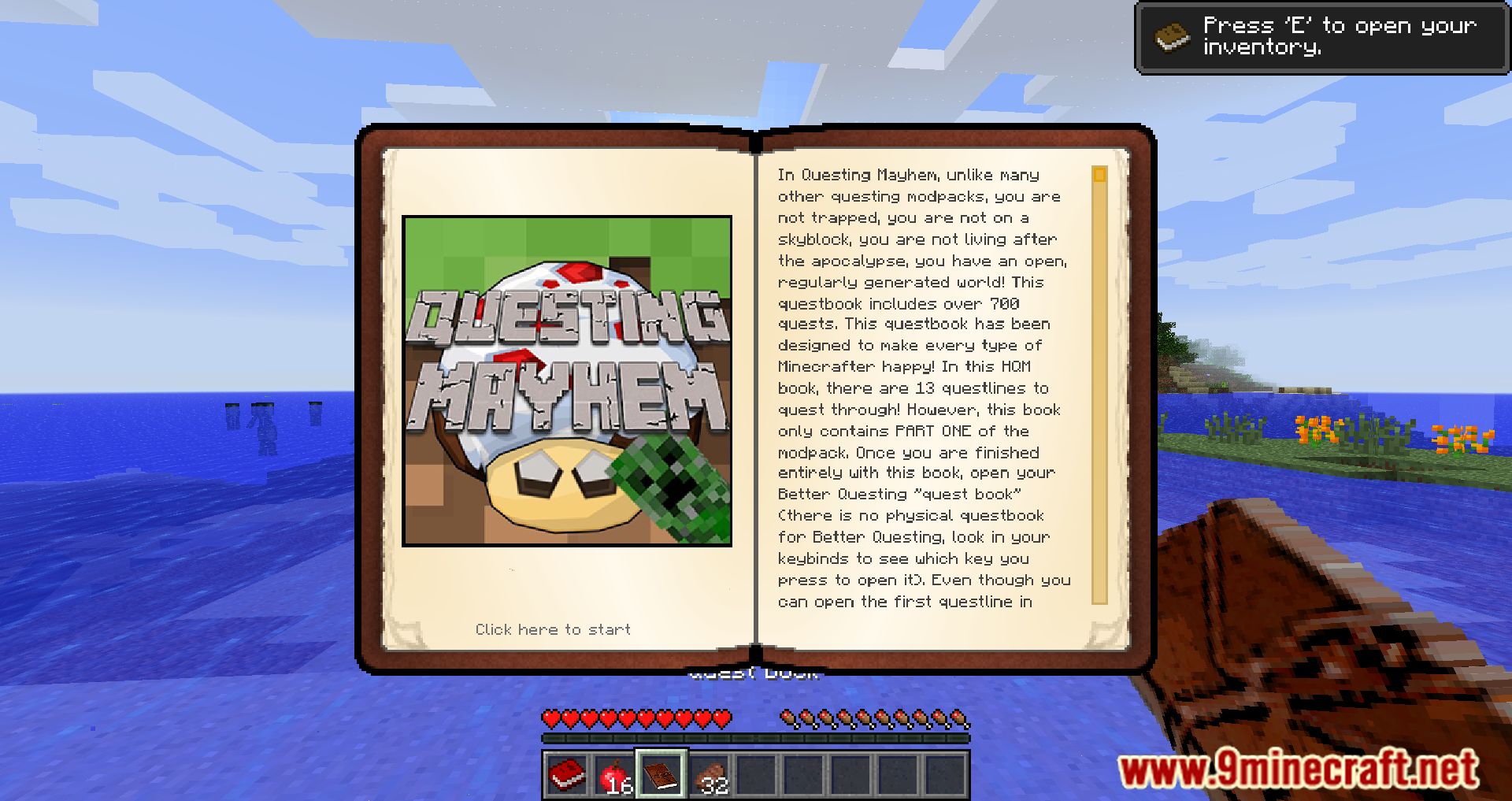 description_2 Modpack Questing Mayhem (1.7.10) - Modpack “Very Long Book of Quests”