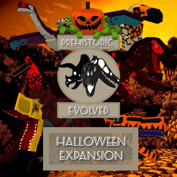 description_0 Halloween dinosaurs.