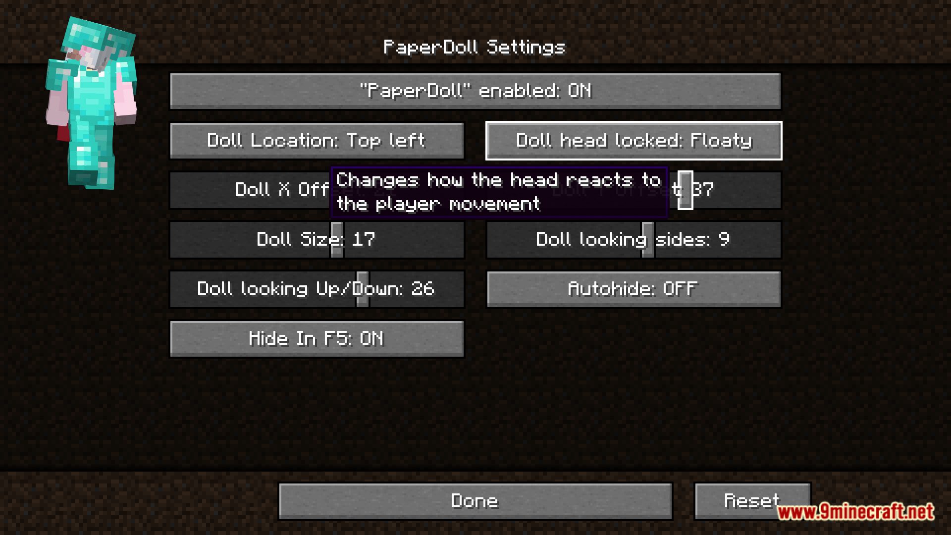 image 10 for PaperDoll Mod (1.20.4) - Improve your Minecraft experience