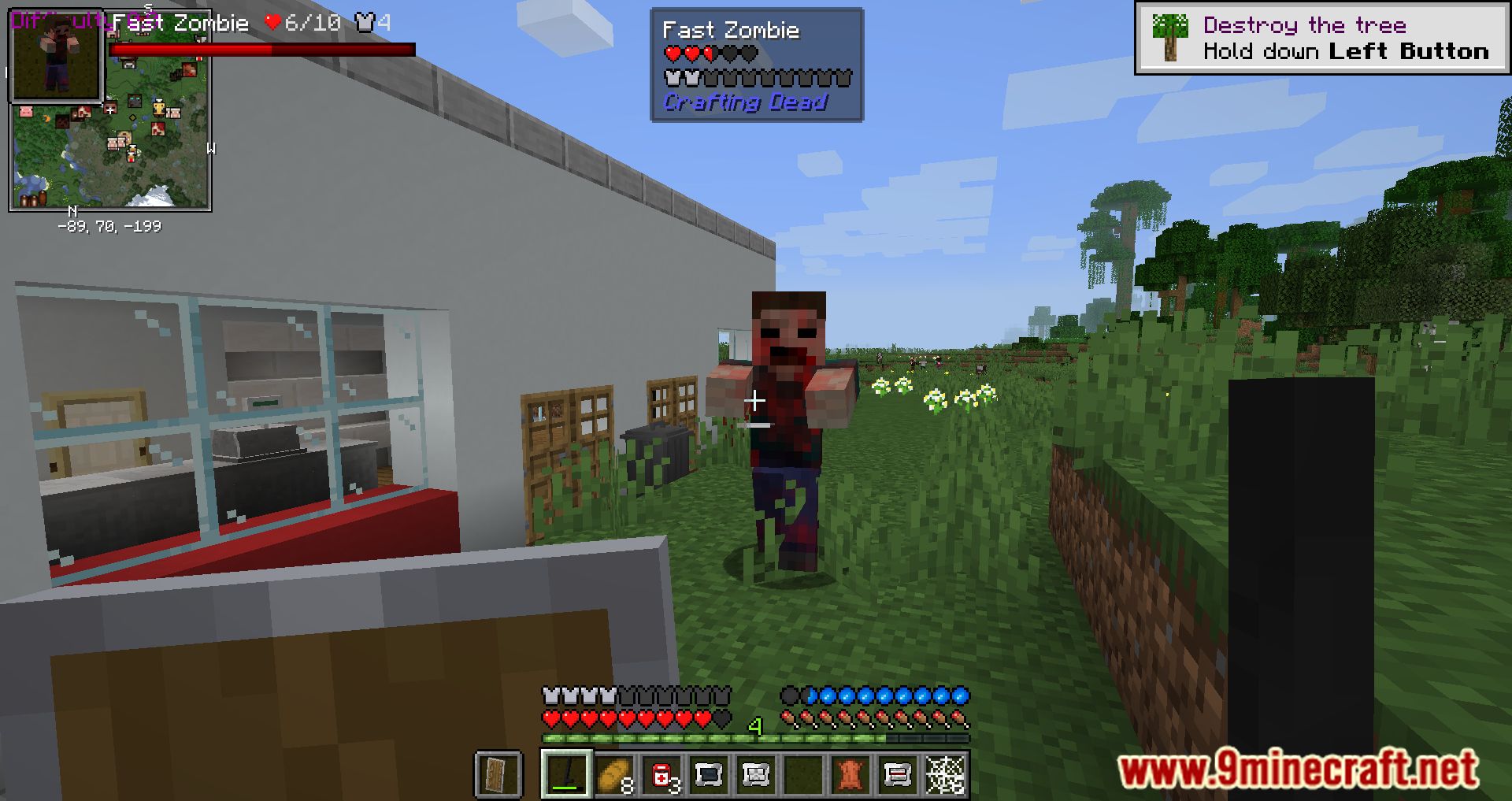 description_12 Modpack PwrDown's Zombie Apocalypse (1.16.5) - survival in a pandemic zombie world